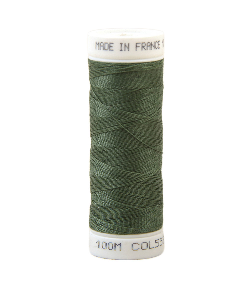 Fil à coudre polyester 100m made in France - vert if 553