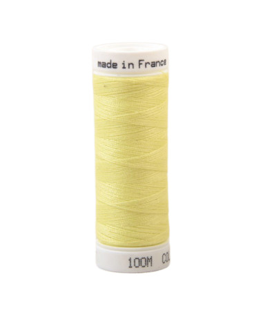 Polyester sewing thread 100m made in France - green pepper 517