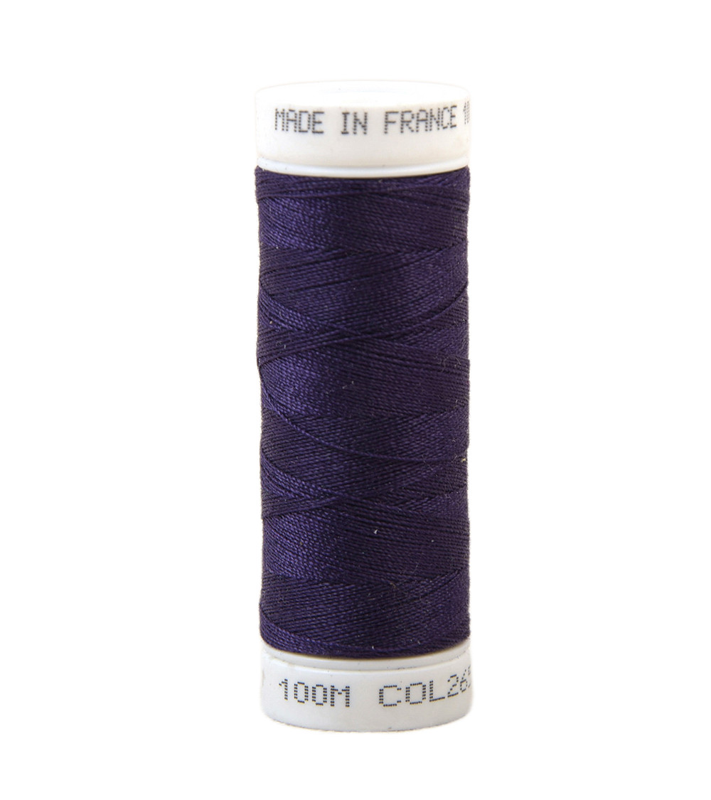 Polyester sewing thread 100m made in France - volubilis 265