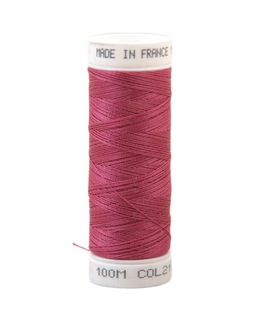 Polyester sewing thread 100m made in France - orchidee 219