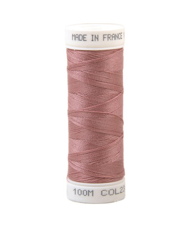 Fil à coudre polyester 100m made in France - rouge corail 238