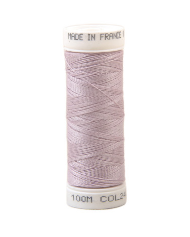 Fil à coudre polyester 100m made in France - mauve 240