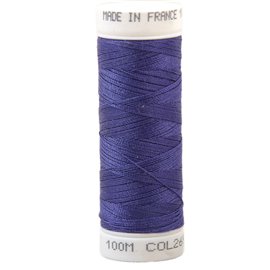 Fil à coudre polyester 100m made in France - cassis 269