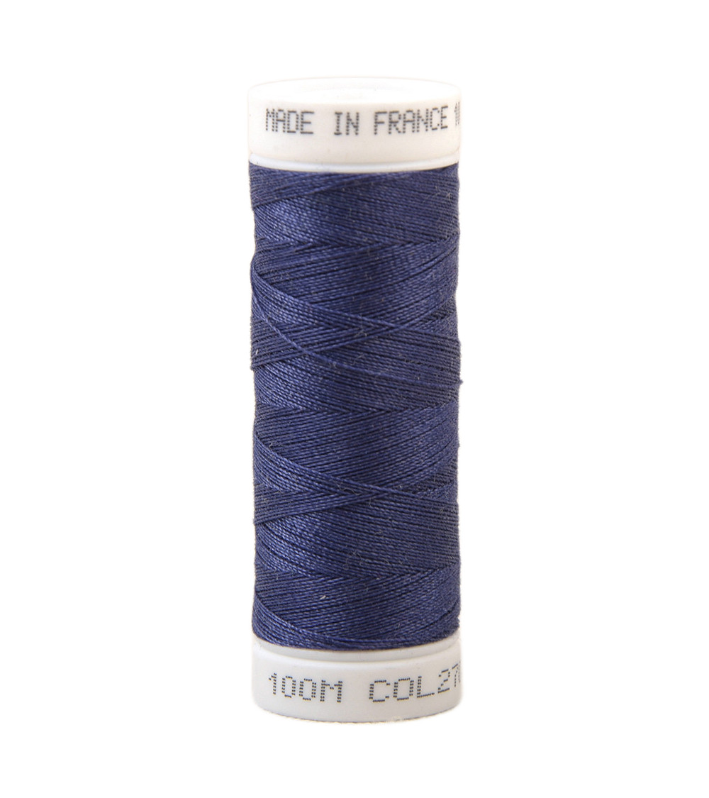 Fil à coudre polyester 100m made in France - bleu iris 270