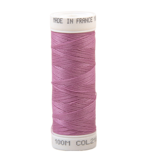 Fil à coudre polyester 100m made in France - cyclamen 218