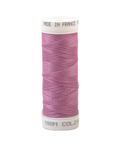 Fil à coudre polyester 100m made in France - cyclamen 218