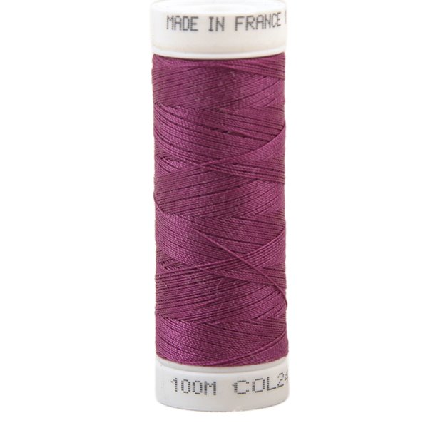 Fil à coudre polyester 100m made in France - violet begognia 241