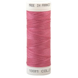 Fil à coudre polyester 100m made in France - Rose Fuchsia 217