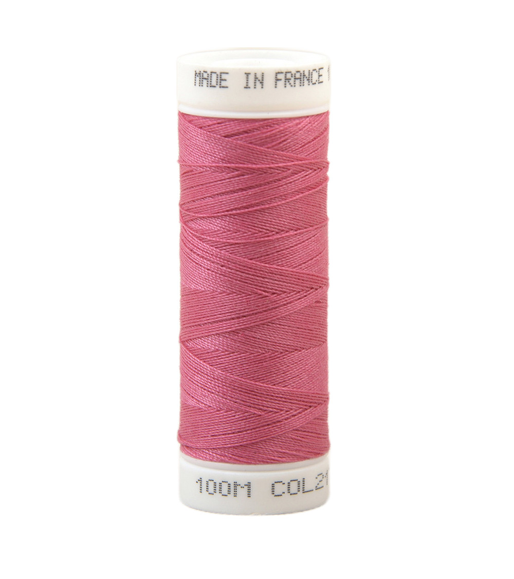 Polyester-Nähgarn 100 m, hergestellt in Frankreich – Fuchsia Pink 217