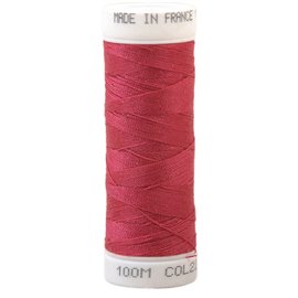 Fil à coudre polyester 100m made in France - rose azalee 221