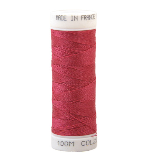 Fil à coudre polyester 100m made in France - rose azalee 221