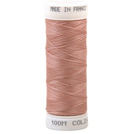 Fil à coudre polyester 100m made in France - vieux rose 244