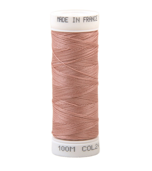 Fil à coudre polyester 100m made in France - vieux rose 244