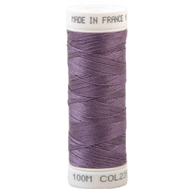 Fil à coudre polyester 100m made in France - violet lavande 239