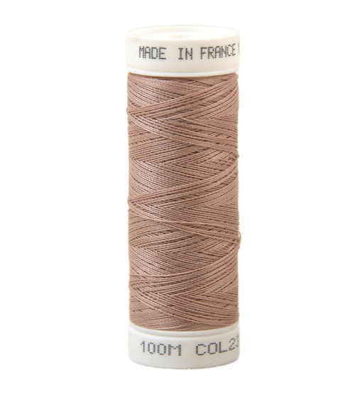 Fil à coudre polyester 100m made in France - beige marbre 237