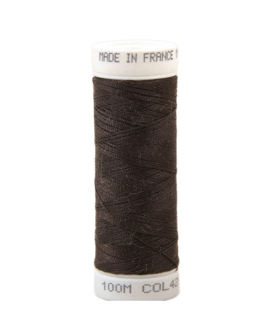 Polyester-Nähgarn 100 m, hergestellt in Frankreich – Colabraun 429