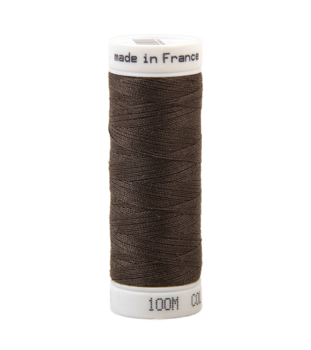 Fil à coudre polyester 100m made in France - ours brun 440