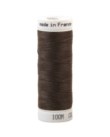 Fil à coudre polyester 100m made in France - ours brun 440