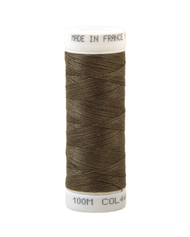 Polyester-Nähgarn 100 m, hergestellt in Frankreich – Ponybraun 441