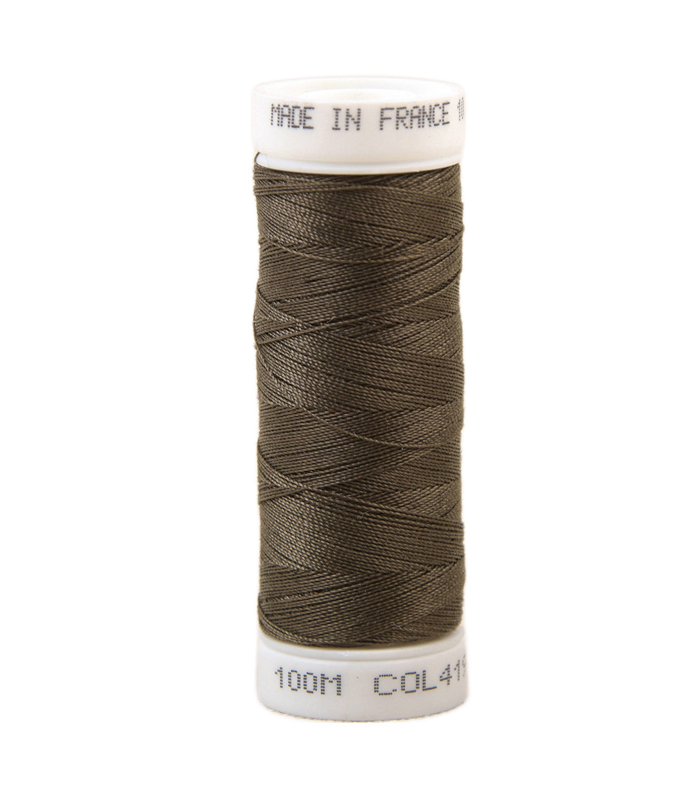 Fil à coudre polyester 100m made in France - beige daim 419