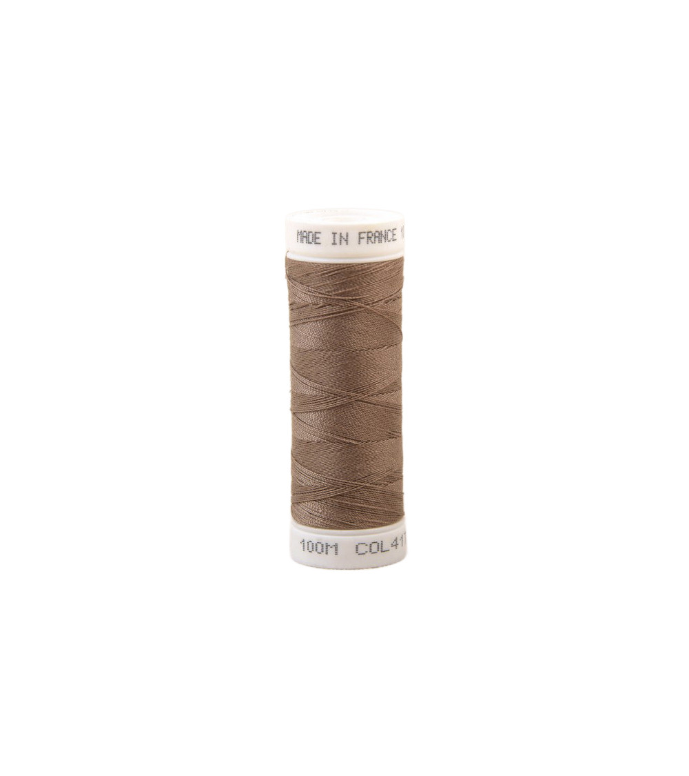 Fil à coudre polyester 100m made in France - chamois 417