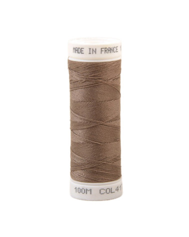 Fil à coudre polyester 100m made in France - chamois 417
