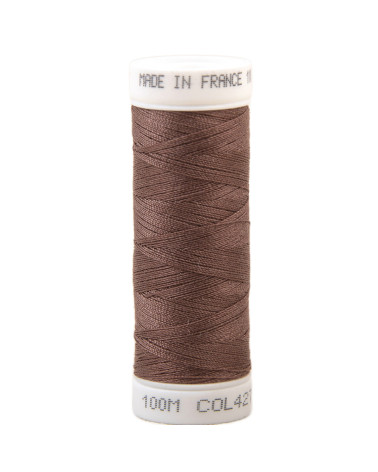 Hilo de coser de poliéster 100m fabricado en Francia - polvo 427