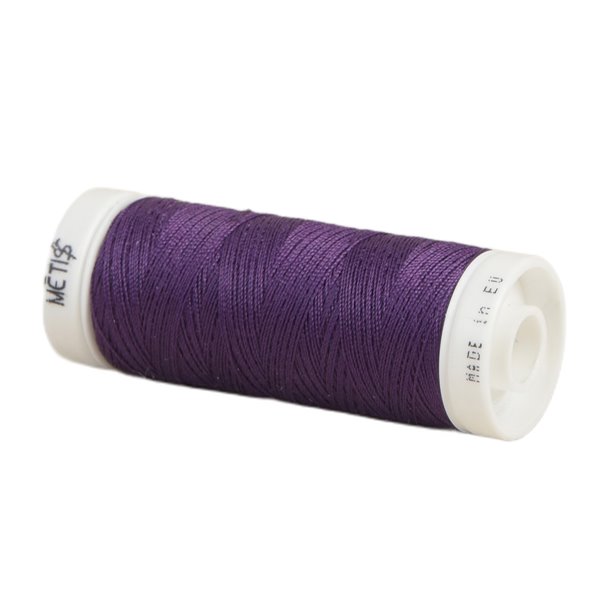 Bobine fil polyester 200m Oeko Tex fabriqué en Europe violet pourpre