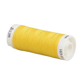 Bobine fil polyester 200m Oeko Tex fabriqué en Europe jaune prairie