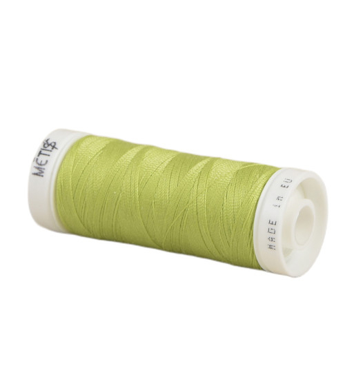 Bobine fil polyester 200m Oeko Tex fabriqué en Europe vert raisin