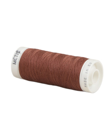 Spool of polyester thread 200m Oeko Tex made in Europe Orange Rust