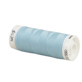 Bobine fil polyester 200m Oeko Tex fabriqué en Europe bleu oublie