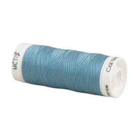 Bobine fil polyester 200m Oeko Tex fabriqué en Europe bleu eau profonde