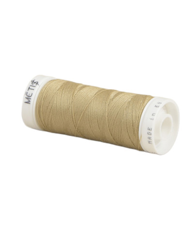 Polyester thread spool 200m Oeko Tex made in Europe wheat brown