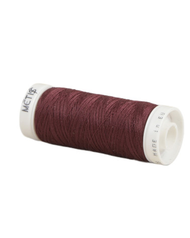 Spool of polyester thread 200m Oeko Tex made in Europe red black