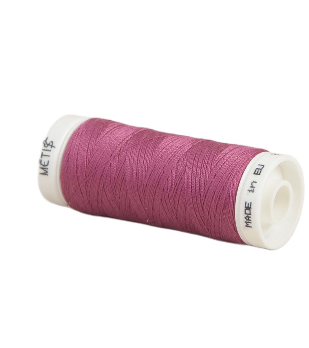 Spool of polyester thread 200m Oeko Tex made in Europe Pink Fuchsia