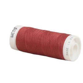Bobine fil polyester 200m Oeko Tex fabriqué en Europe rouge cassis