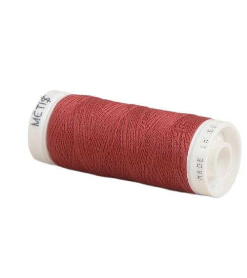 Bobine fil polyester 200m Oeko Tex fabriqué en Europe rouge cassis