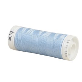 Bobine fil polyester 200m Oeko Tex fabriqué en Europe bleu bleuet moyen