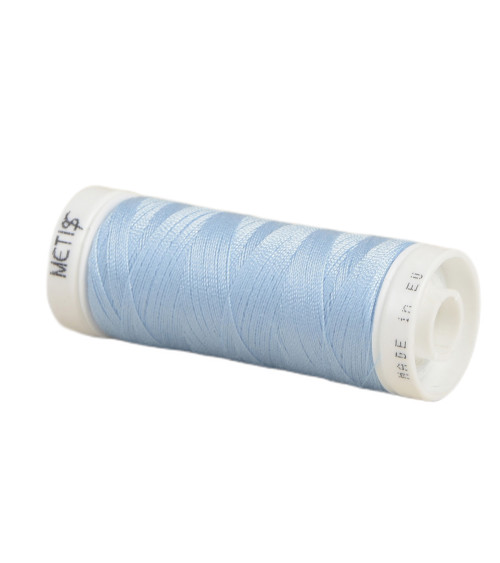 Bobine fil polyester 200m Oeko Tex fabriqué en Europe bleu bleuet moyen