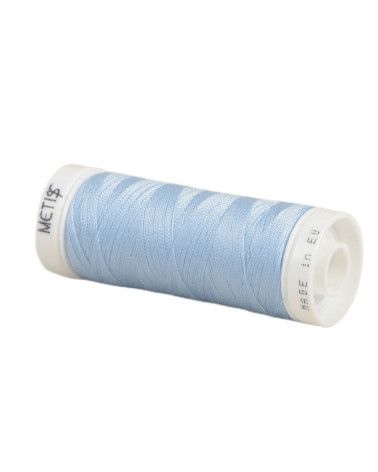 Spool of polyester thread 200m Oeko Tex made in Europe medium cornflower blue