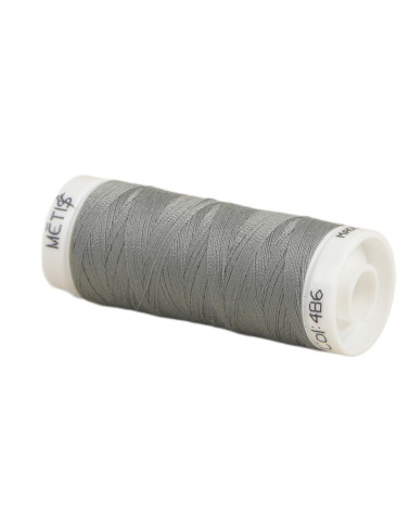 Spool of polyester thread 200m Oeko Tex made in Europe gray