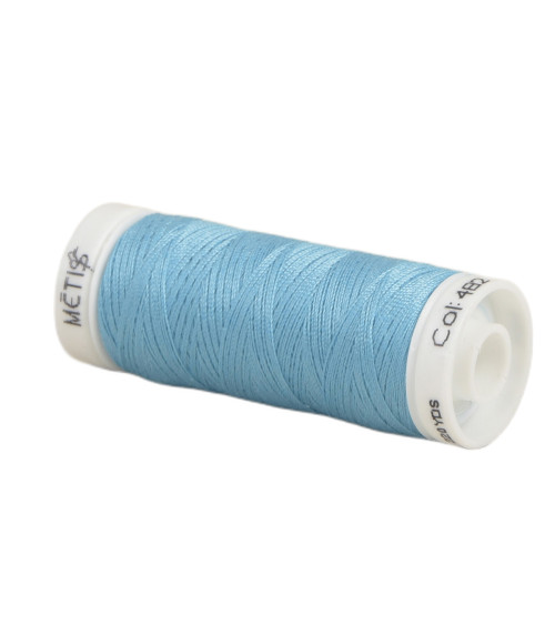 Bobine fil polyester 200m Oeko Tex fabriqué en Europe turquoise clair