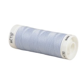 Bobine fil polyester 200m Oeko Tex fabriqué en Europe bleu clair doux