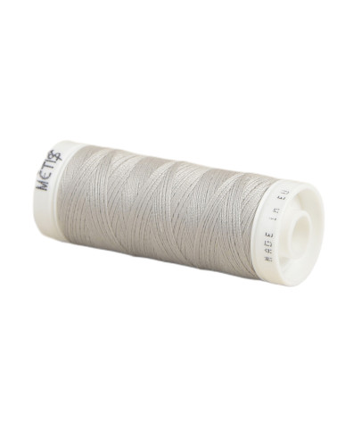 Bobine fil polyester 200m Oeko Tex fabriqué en Europe gris étain