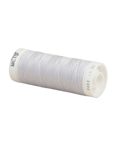 Spool of polyester thread 200m Oeko Tex made in Europe silver gray