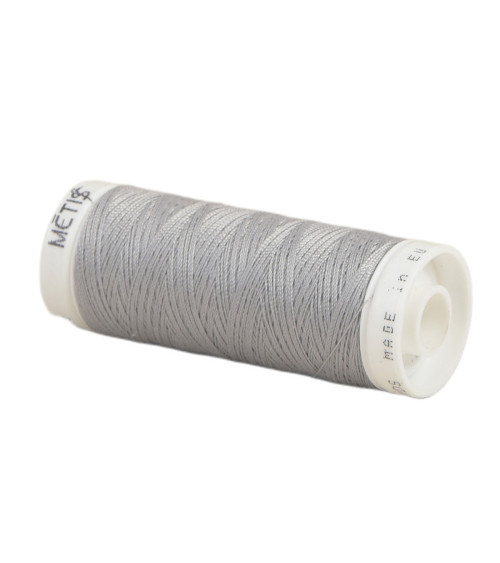 Polyester thread spool 200m Oeko Tex made in Europe bobbin gray