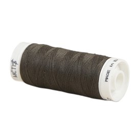 Bobine fil polyester 200m Oeko Tex fabriqué en Europe brun ébène