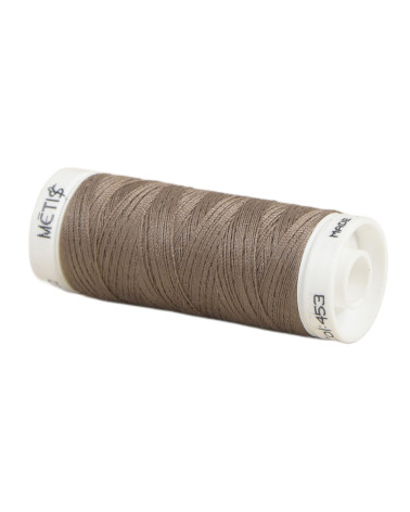 Spule aus Polyestergarn, 200 m, Öko-Tex, hergestellt in Europa, Cappuccinobraun