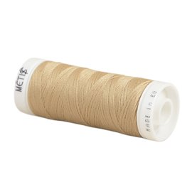 Bobine fil polyester 200m Oeko Tex fabriqué en Europe brun poivre